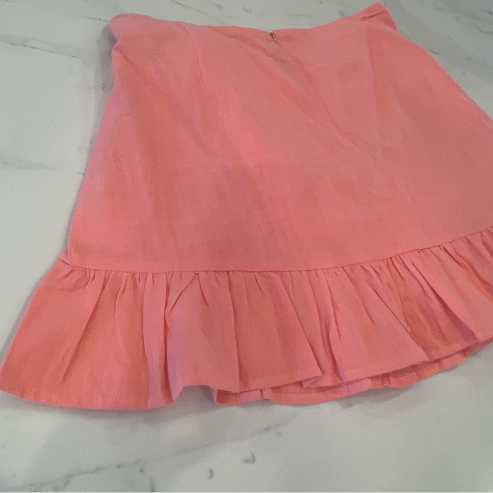 NWOT Amazon Coral Ruffled Wrap Skirt - Picture 9 of 16